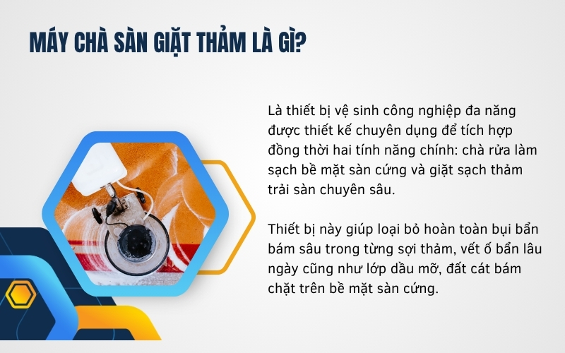 Máy chà sàn giặt thảm là gì?