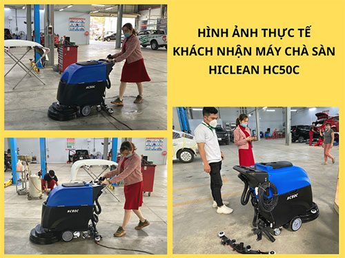 Máy chà sàn liên hợp công nghiệp Hiclean HC50C