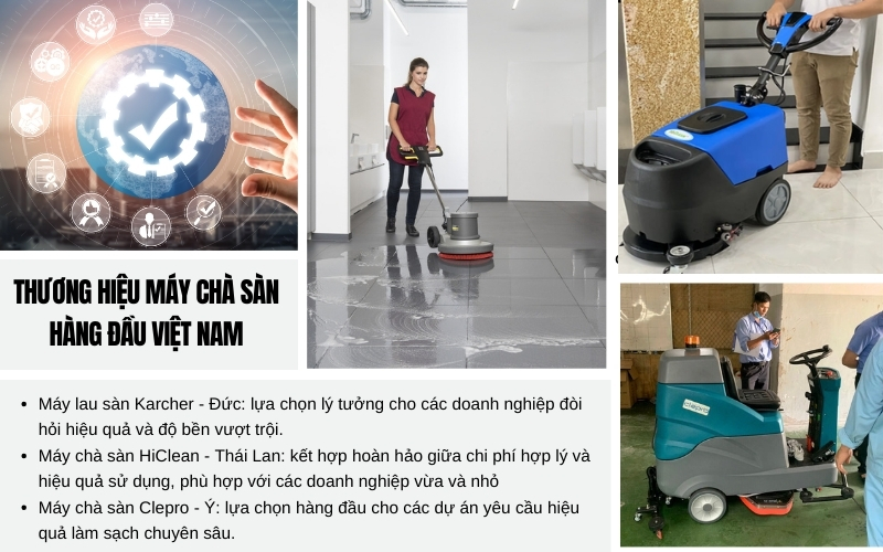 Thương hiệu máy chà sàn hàng đầu Việt Nam