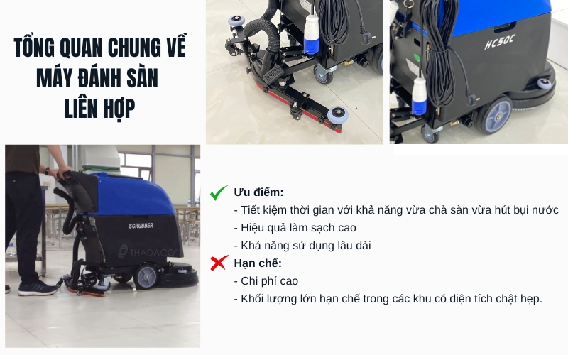 Tổng quan chung máy đánh sàn liên hợp
