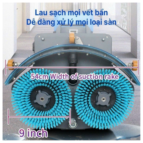 máy chà sàn liên hợp 2 bàn chà Hiclean HC18 
