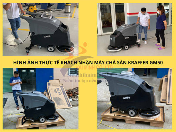 máy chà sàn liên hợp Kraffer GM50