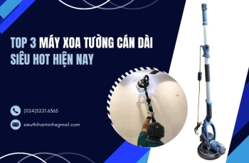 Top 3 Máy Xoa Tường Cán Dài Siêu Hot Hiện Nay