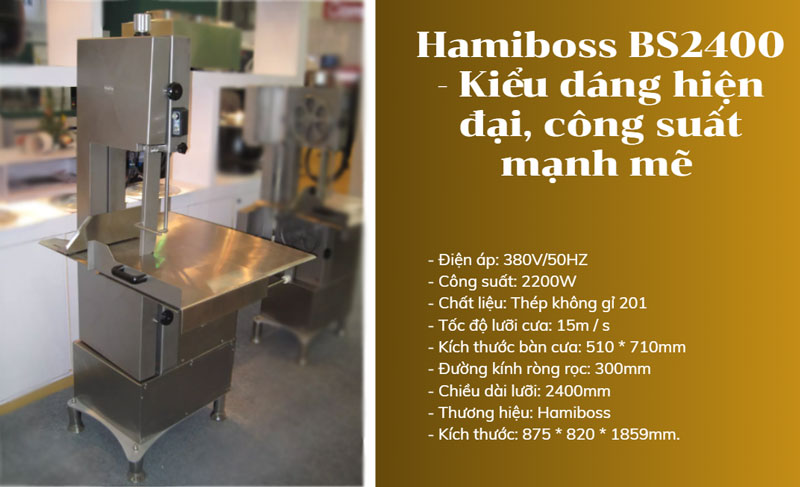 Hamiboss BS2400 - Kiểu dáng hiện đại, công suất mạnh mẽ 