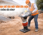 Hình ảnh Điểm hạn chế của máy đầm cóc điện – khi nào không nên dùng?