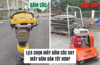Lựa chọn máy đầm cóc hay máy đầm bàn tốt hơn ?