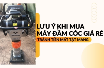Lưu ý khi mua máy đầm cóc giá rẻ – tránh tiền mất tật mang