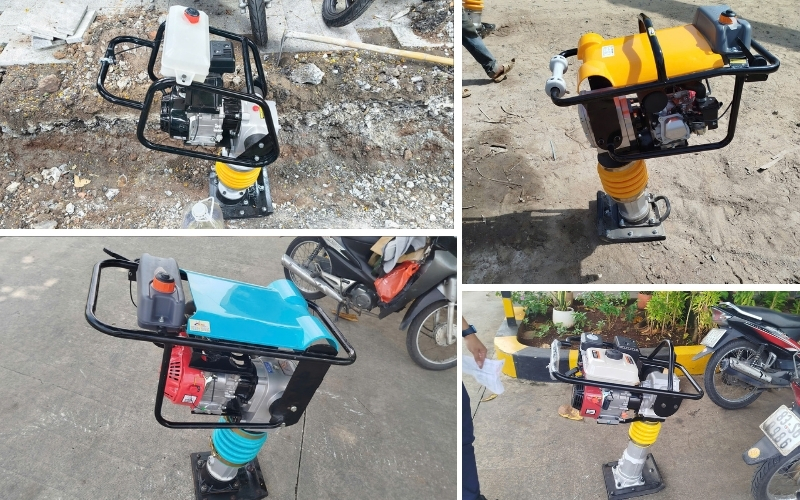 Đặc điểm và thiết kế của máy đầm cóc 