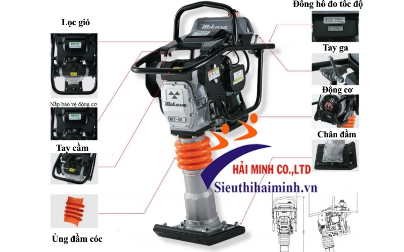 So sánh chi tiết đọng cơ đầm cóc Mikasa MT-55 với Tacom RM80