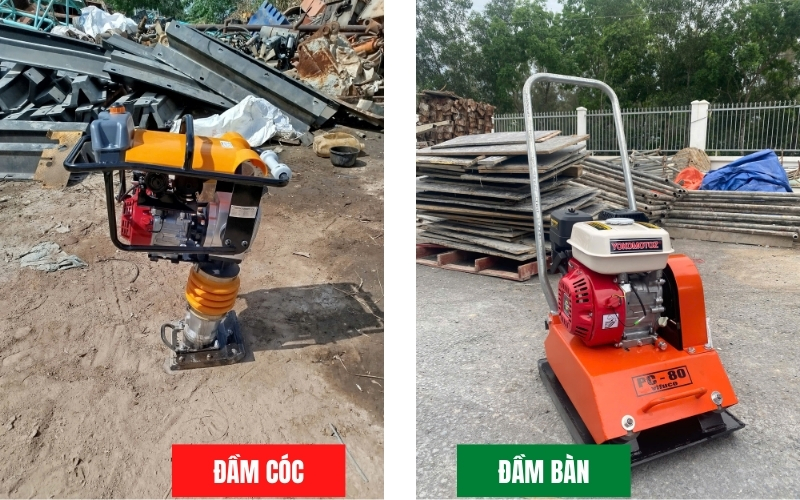 So sánh nguyên lý hoạt động của đầm cóc và đầm bàn 