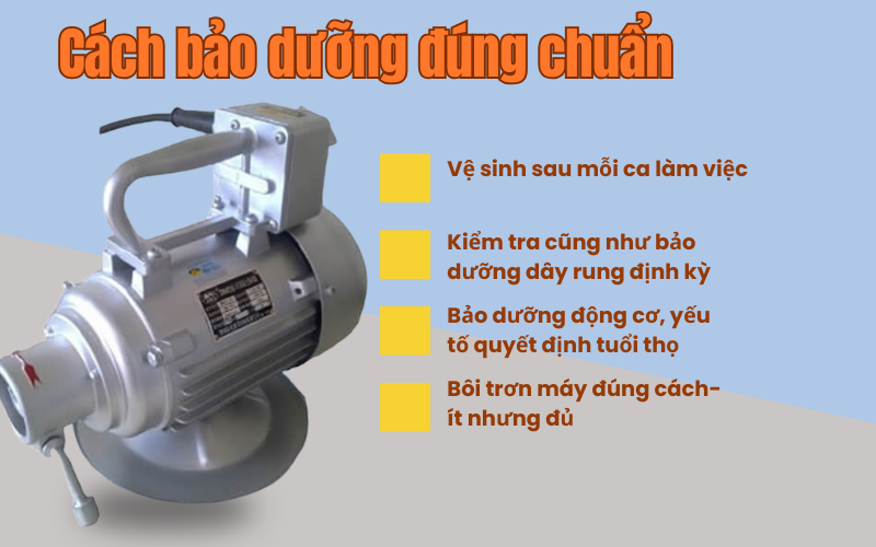 Cách bảo dưỡng đúng chuẩn