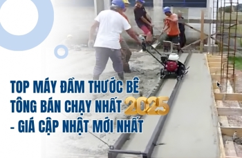 Top máy đầm thước bê tông bán chạy nhất 2025 – Giá cập nhật mới nhất