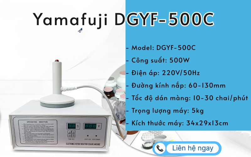 Máy dán màng seal Yamafuji DGYF-500C