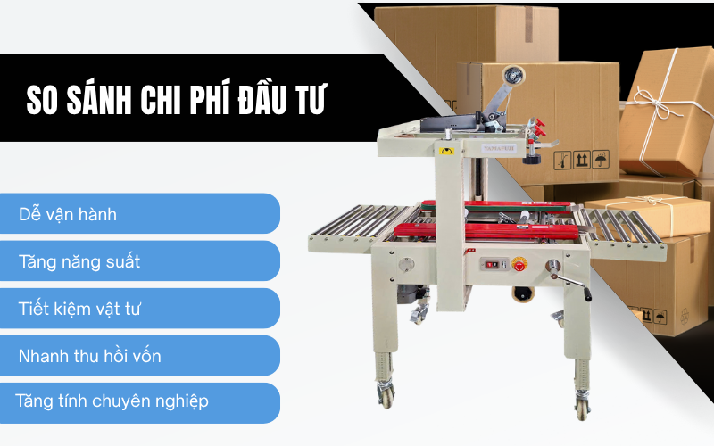 Giá máy dán thùng có đắt không Bảng giá mới nhất