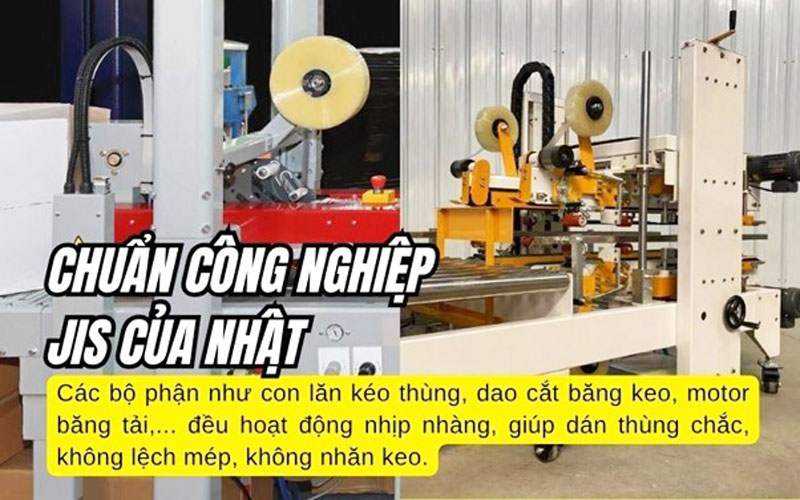 Máy dán thùng Nhật Bản - Sự lựa chọn của chất lượng