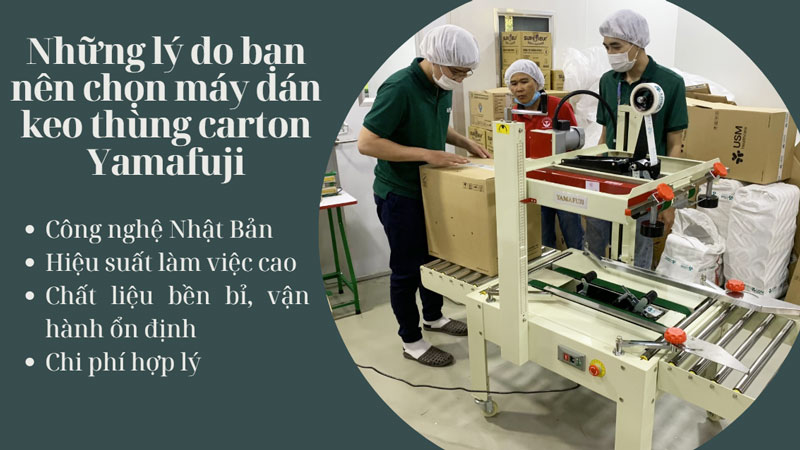 Những lý do bạn nên chọn máy dán keo thùng carton Yamafuji