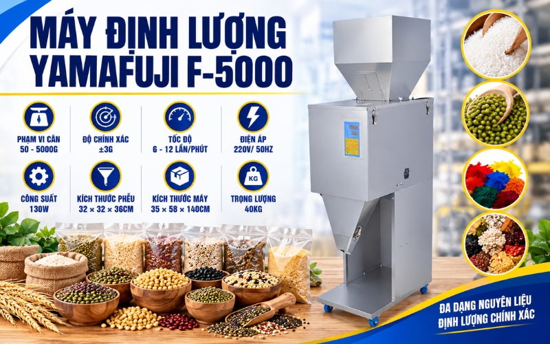 Thông số kỹ thuật máy định lượng Yamafuji F-5000
