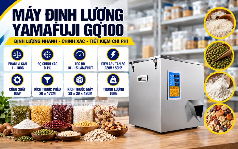 Thông số kỹ thuật máy định lượng Yamafuji GQ200