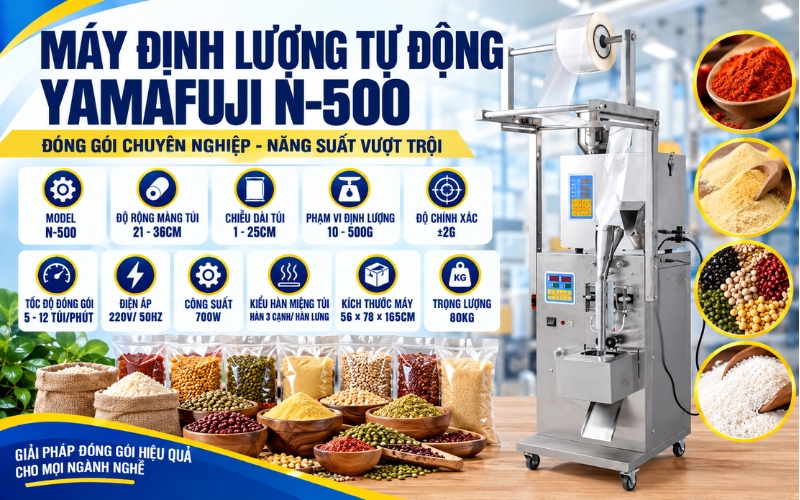 Thông số kỹ thuật máy Yamafuji N-500