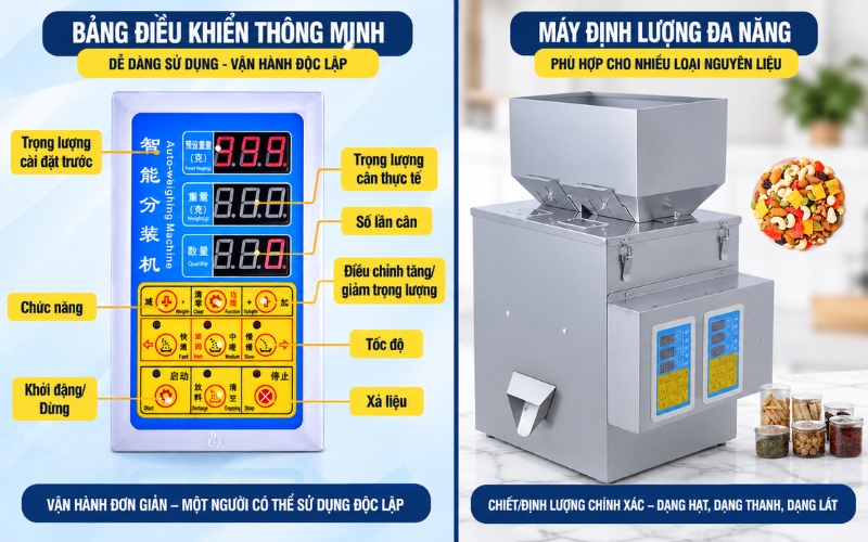Ưu điểm nổi bật của máy định lượng cân Yamafuji F-2T200