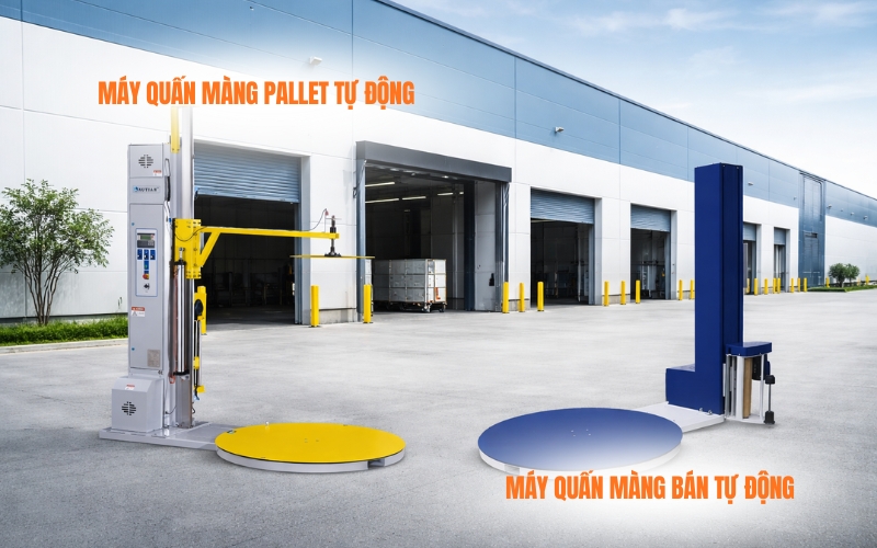 Cập nhật giá bán máy quấn màng pallet mới nhất