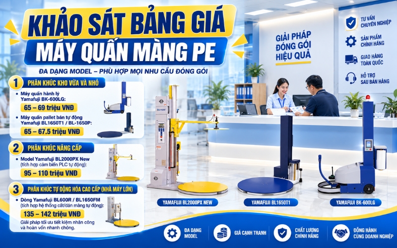 Khảo sát bảng giá quấn màng pe