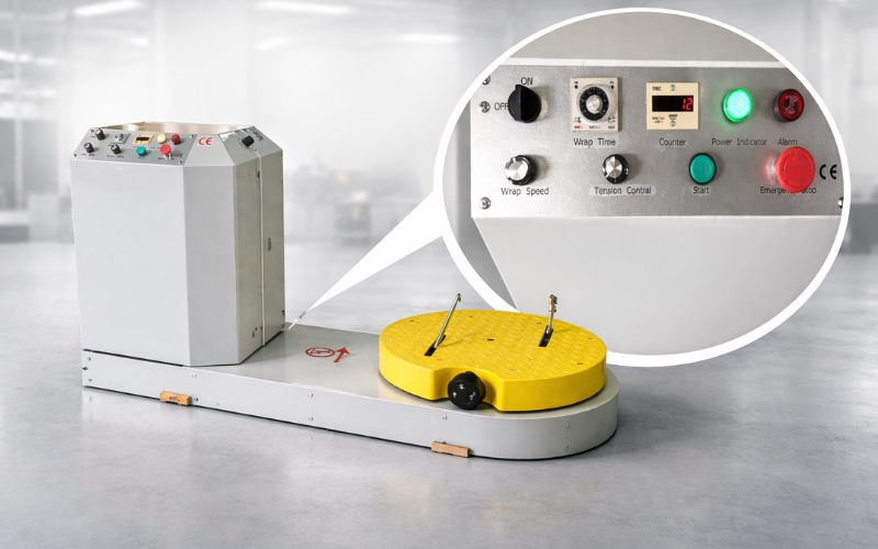 Kinh nghiệm chọn thiết bị quấn màng pe phù hợp túi tiền