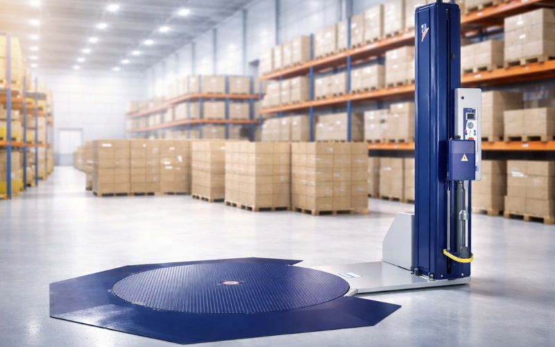 Máy quấn màng âm sàn