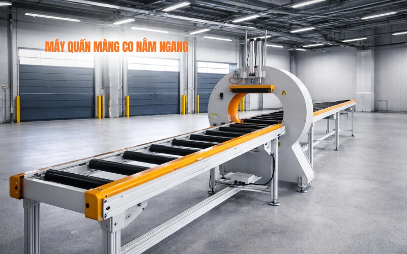 Máy quấn hàng nằm ngang
