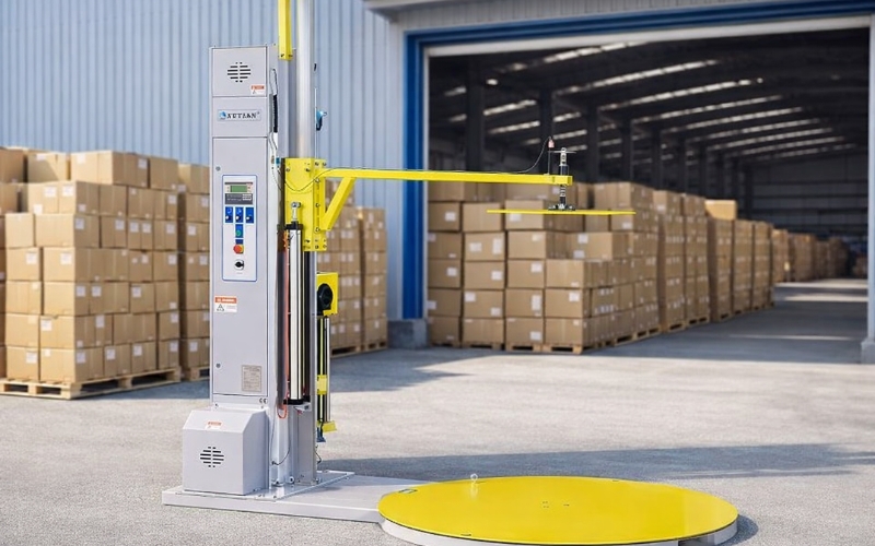 Máy quấn màng pallet tự động là gì?
