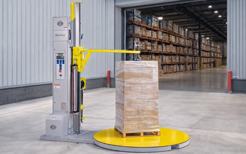 Máy quấn màng PE tự động