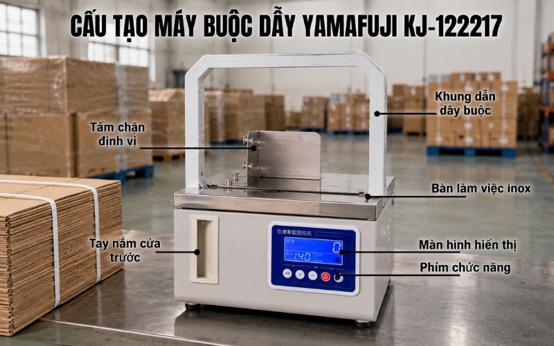Cấu tạo máy buộc dây Yamafuji KJ-122217