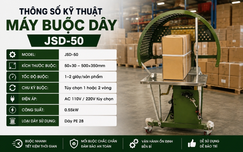 Máy buộc dây Yamafuji JSD-50