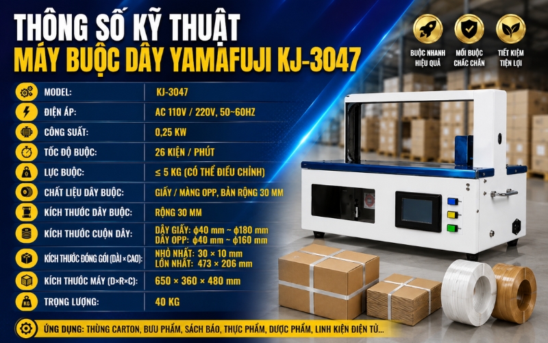 Thông số kỹ thuật máy Yamafuji KJ-2047