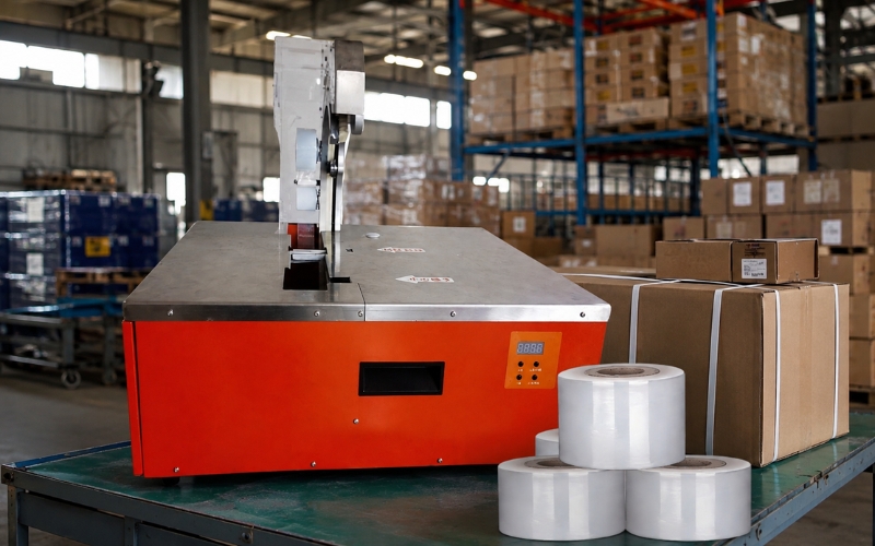 Điểm nổi bật của máy quấn đai màng PE Yamafuji KJ-CR