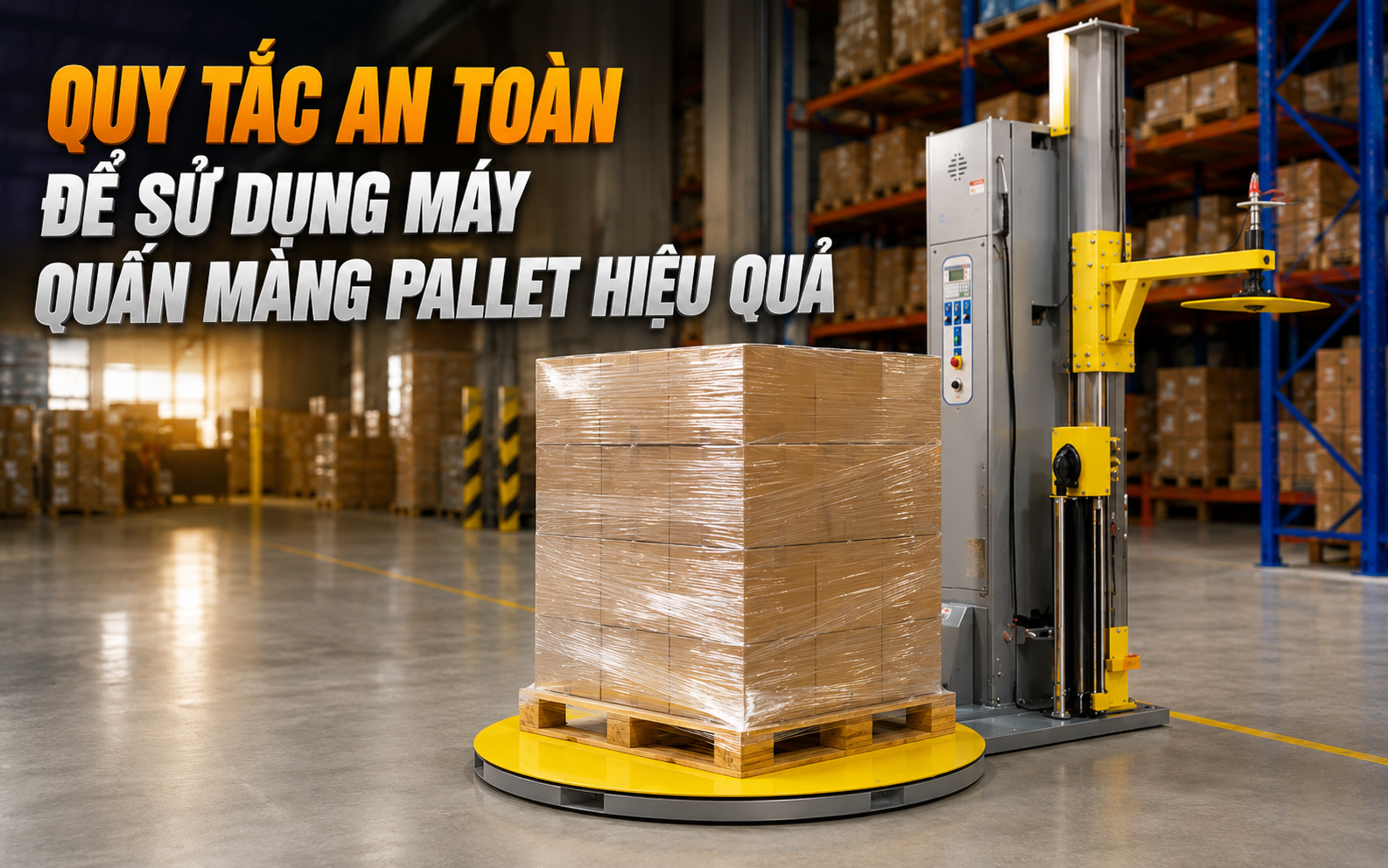 Quy Tắc An Toàn Để Sử Dụng Máy Quấn Màng Pallet Hiệu Quả