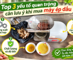 Hình ảnh Top 3 yếu tố quan trọng cần lưu ý khi mua máy ép dầu