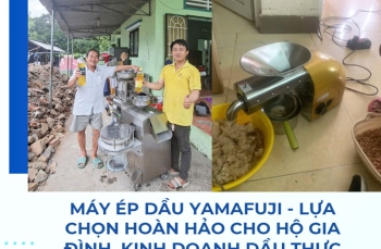 4 lý do nên mua máy ép dầu lạc Yamafuji