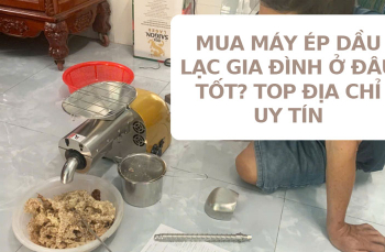 Mua máy ép dầu lạc gia đình ở đâu tốt? Top địa chỉ uy tín