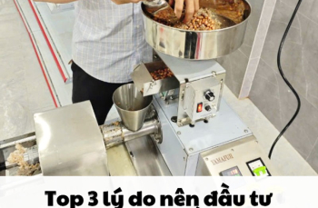 Top 3 lý do nên đầu tư mua máy ép dầu công nghiệp