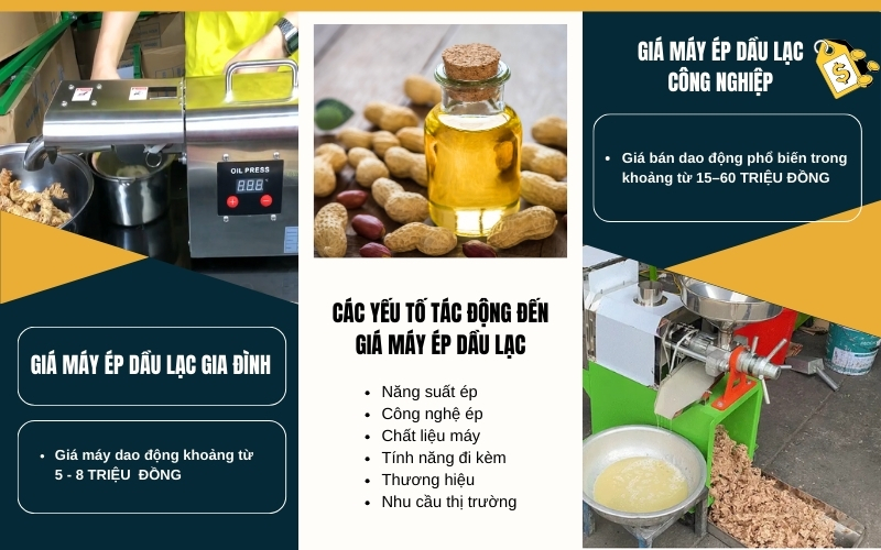 Giá máy ép dầu lạc bao nhiêu