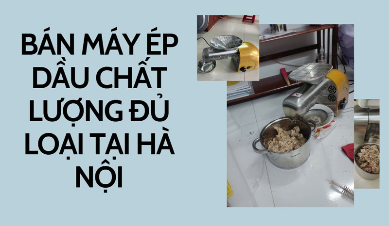 Bán máy ép dầu chất lượng đủ loại tại Hà Nội