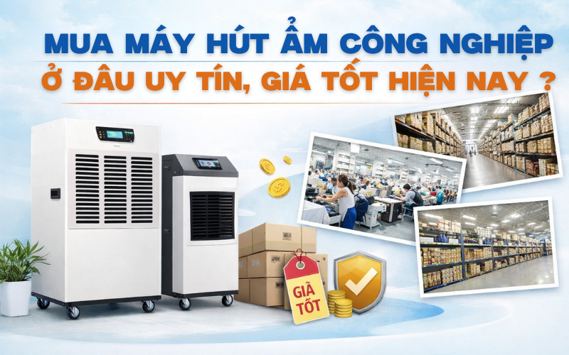 Mua máy hút ẩm công nghiệp ở đâu uy tín, giá tốt?