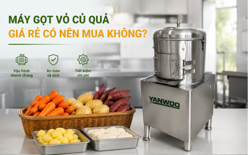 Máy gọt vỏ củ quả giá rẻ có nên mua không?