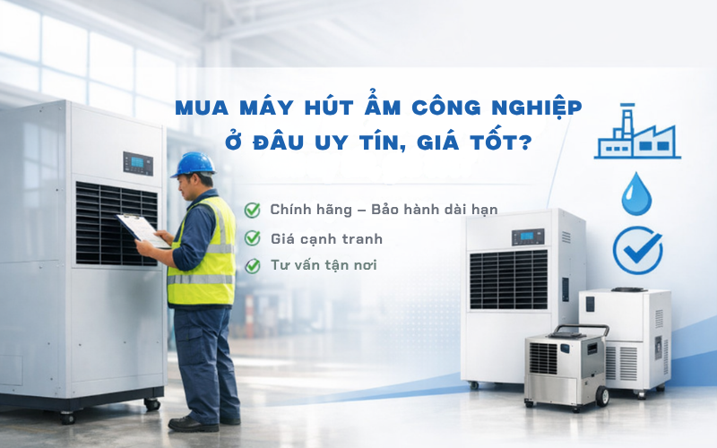 Mua Máy Hút Ẩm Công Nghiệp Ở Đâu Uy Tín, Giá Tốt Hiện Nay?