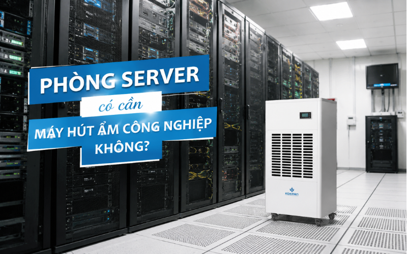 Phòng Server có cần máy hút ẩm công nghiệp không?