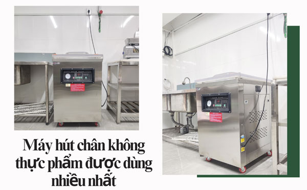 Đây là máy hút chân không thực phẩm được dùng nhiều nhất
