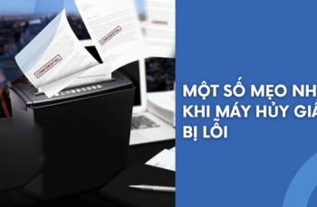 Một số mẹo nhỏ khi máy hủy giấy bị lỗi