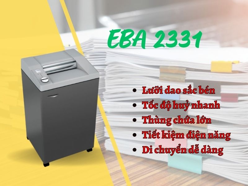 Máy huỷ tài liệu EBA 2331