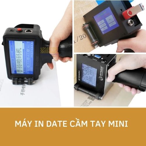 Máy in date cầm tay mini thông minh, sử dụng dễ dàng